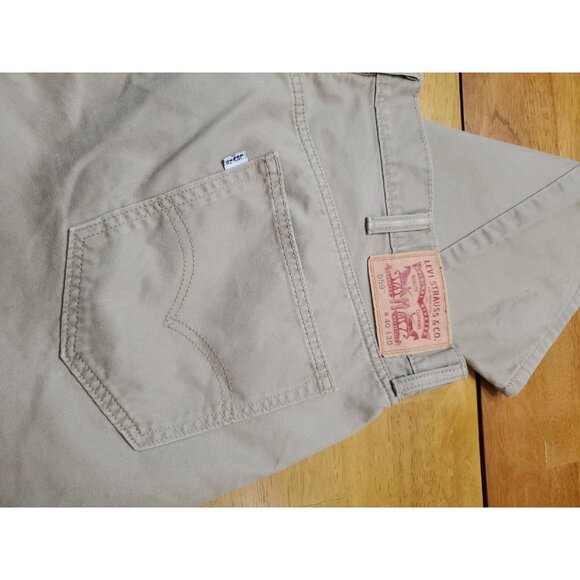 Levi’s 559 Jeans Men's 40x30 Beige Relaxed Straight Fit Denim Casual Pants - Picture 9 of 13